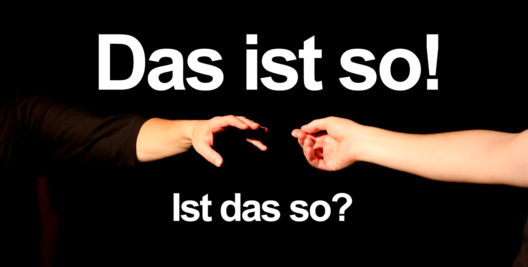 Meinungen sind Geschenke, keine Waffen!